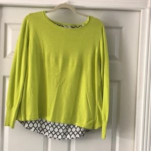 Crown ivy knit top size petite large